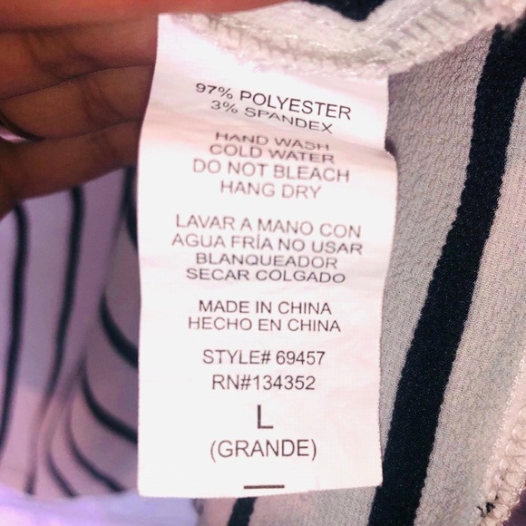 *3 for $30* Off Shoulder Crop Top - Large - Picture 3 of 3